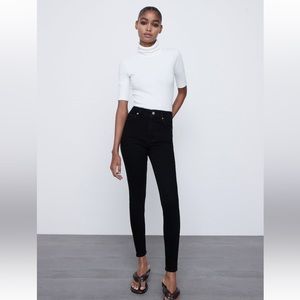 Zara high waisted skinny jeans